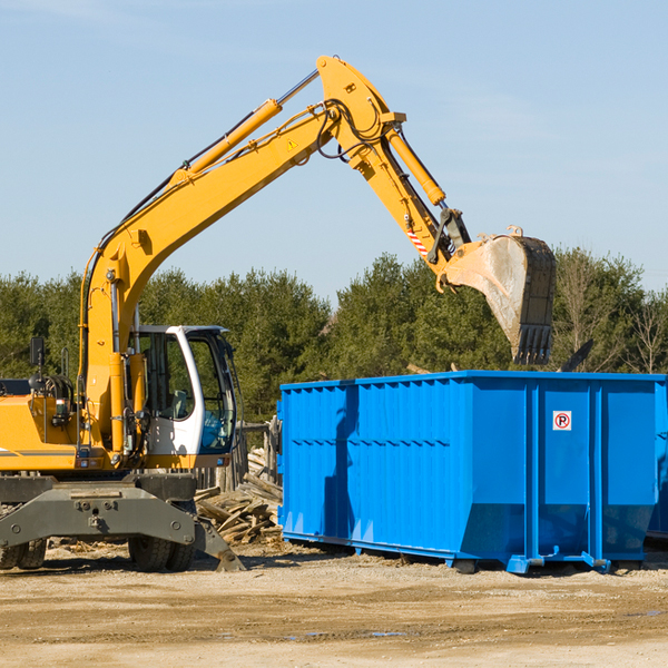 what happens if the residential dumpster is damaged or stolen during rental in Chesterton IN